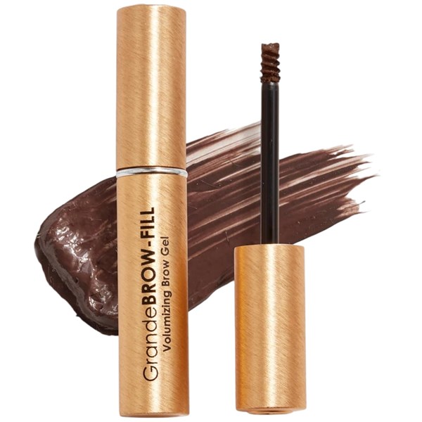 GrandeBROW-FILL Volumizing Brow Gel with Fibers & Peptides - Dark