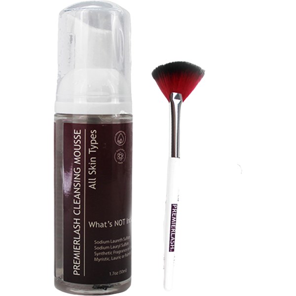 PremierLash Eyelash Cleansing Mousse & Brush