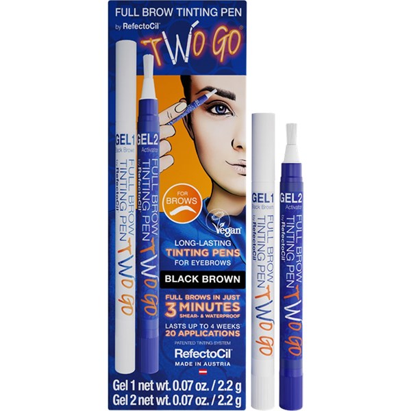RefectoCil Two Go Full Brow Tinting Pen - Black Brown